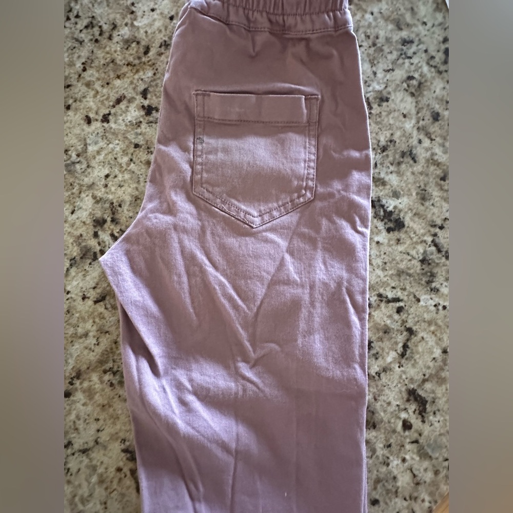 Mauve colored MB chino joggers